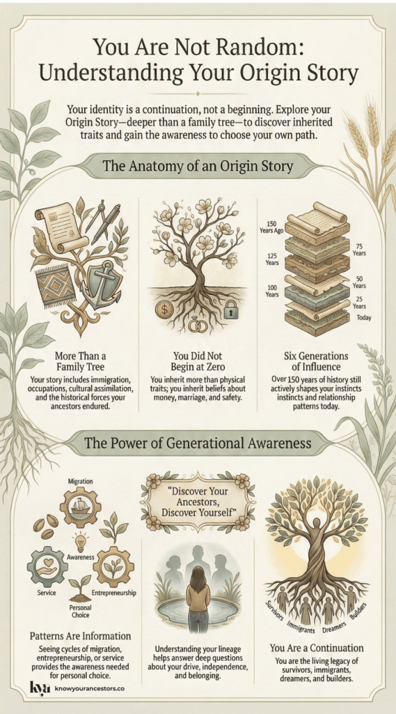 Infographic - Understanding Your Origin Story